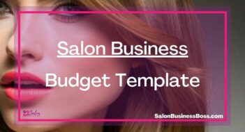 Salon Business Budget Template