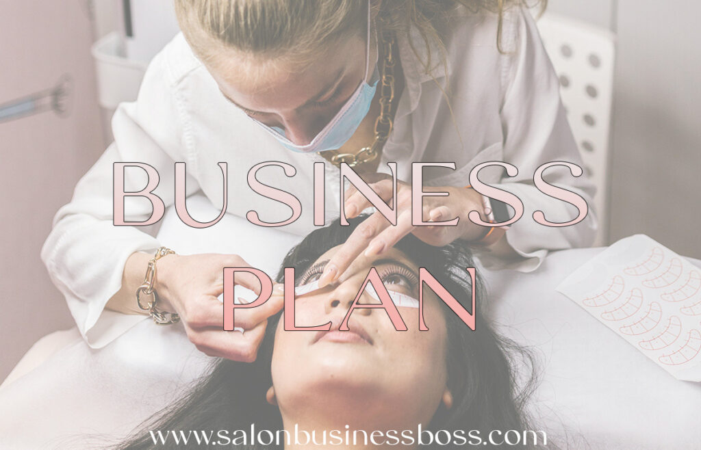 business plan template for lash extensions