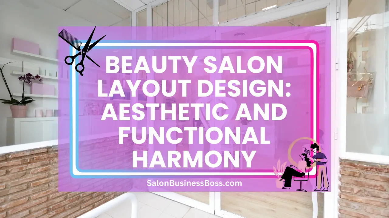 Beauty Salon Layout Design: Aesthetic and Functional Harmony