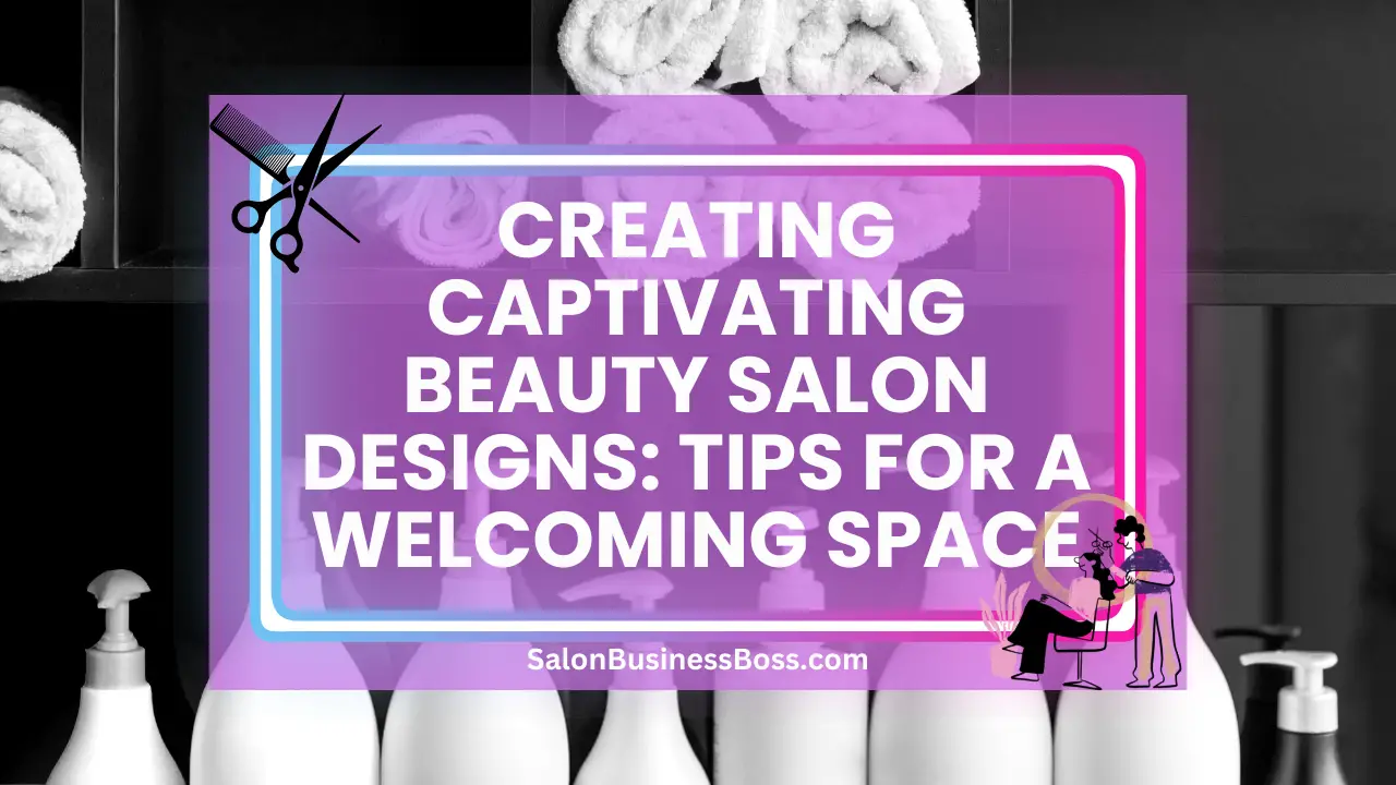 Creating Captivating Beauty Salon Designs: Tips for a Welcoming Space