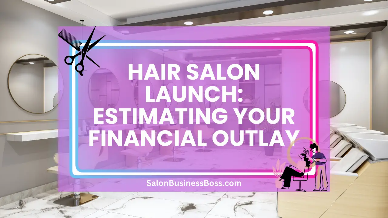 Hair Salon Launch: Estimating Your Financial Outlay
