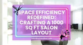 Space Efficiency Redefined: Crafting a 1000 sq ft Salon Layout