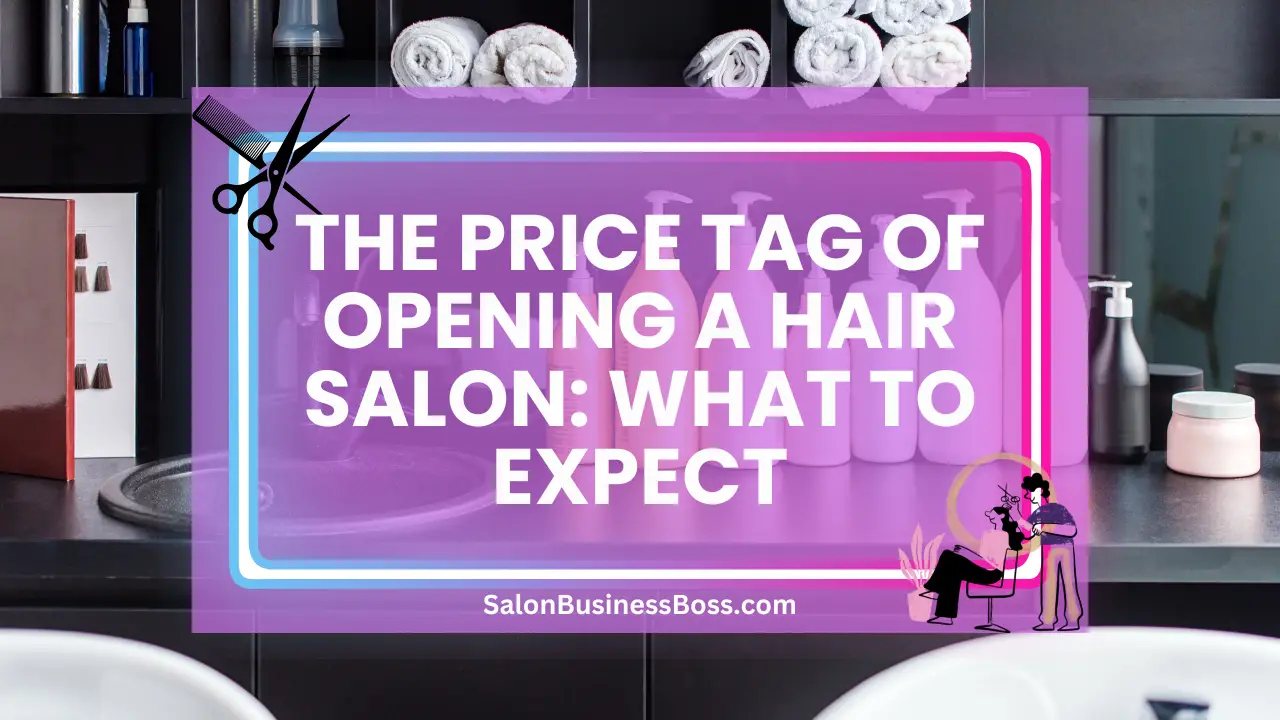 The Price Tag of Opening a Hair Salon: What to Expect