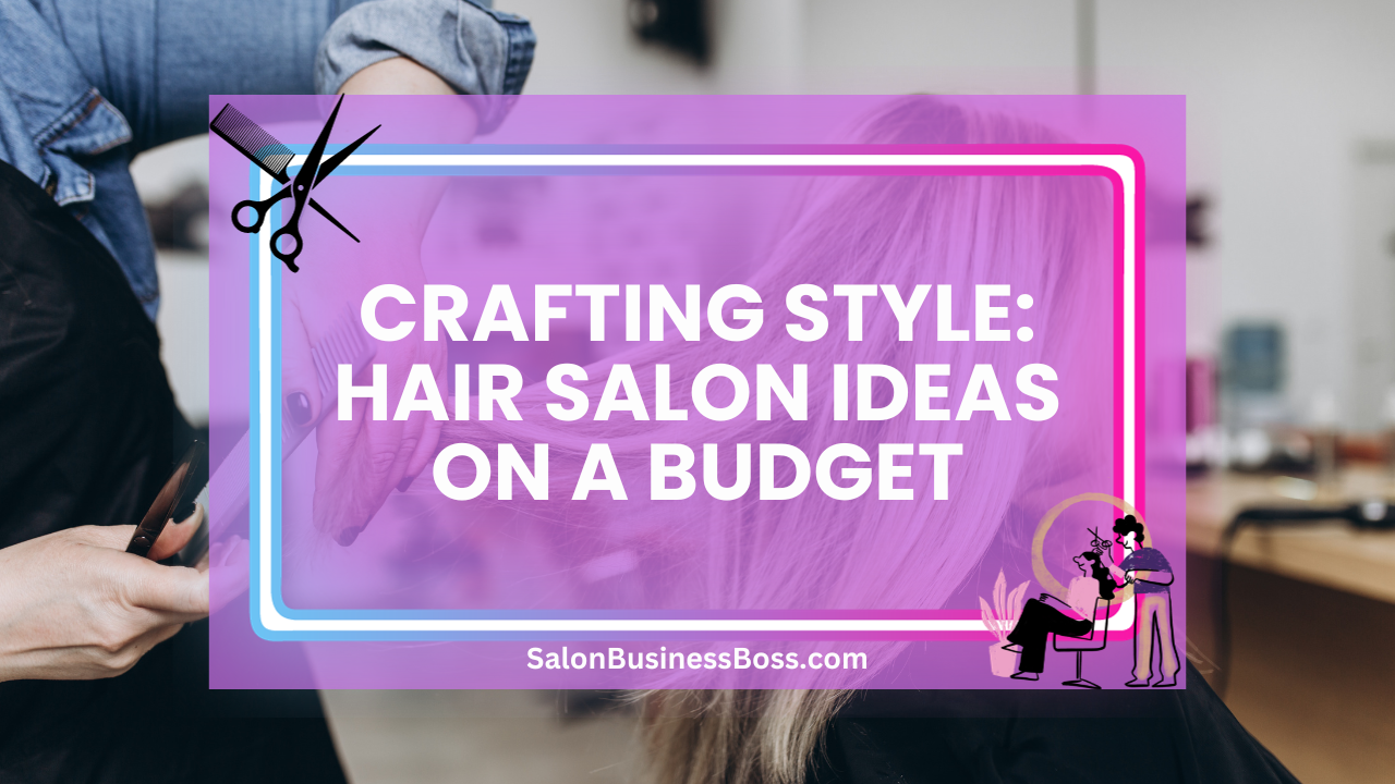 Crafting Style: Hair Salon Ideas on a Budget