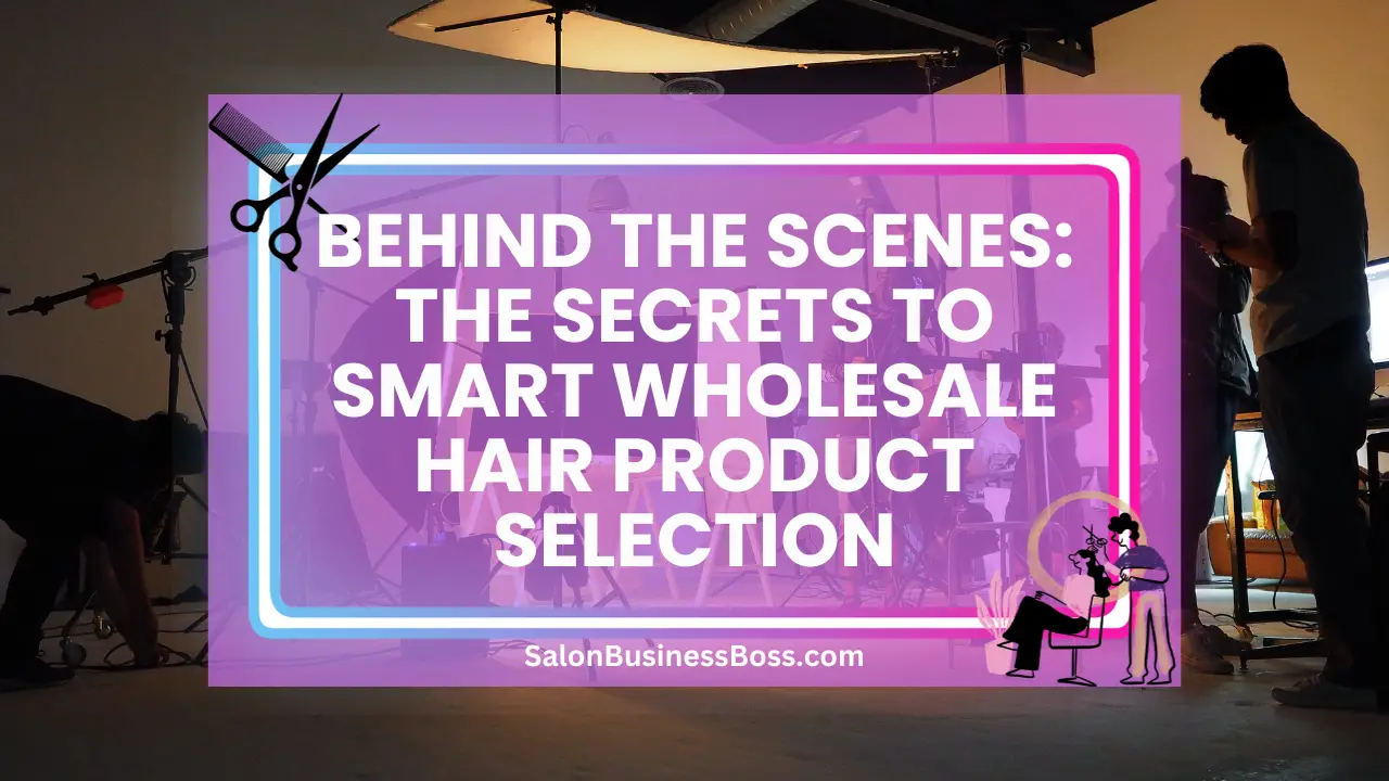 Behind the Scenes: The Secrets to Smart Wholesale Hair Product Selection