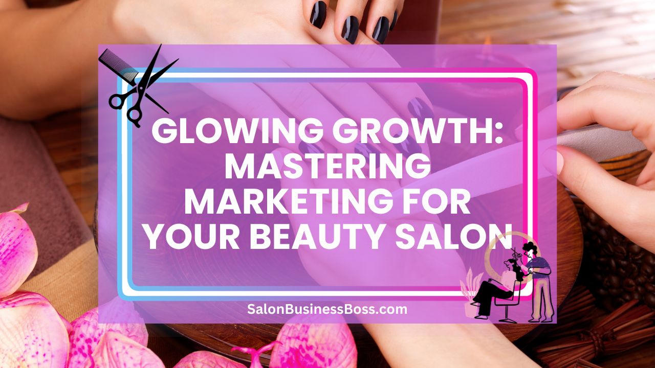 Glowing Growth: Mastering Marketing for Your Beauty Salon