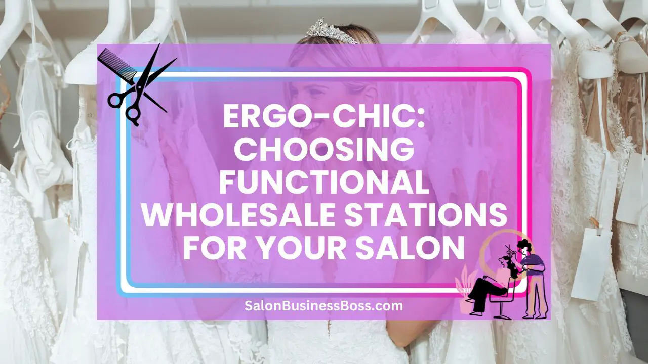 Ergo-Chic: Choosing Functional Wholesale Stations for Your Salon
