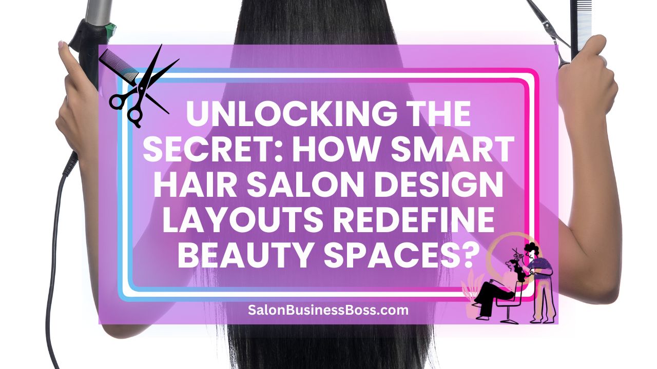 Unlocking the Secret: How Smart Hair Salon Design Layouts Redefine Beauty Spaces?