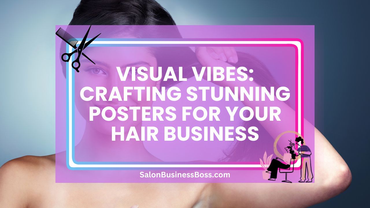 Visual Vibes: Crafting Stunning Posters for Your Hair Business